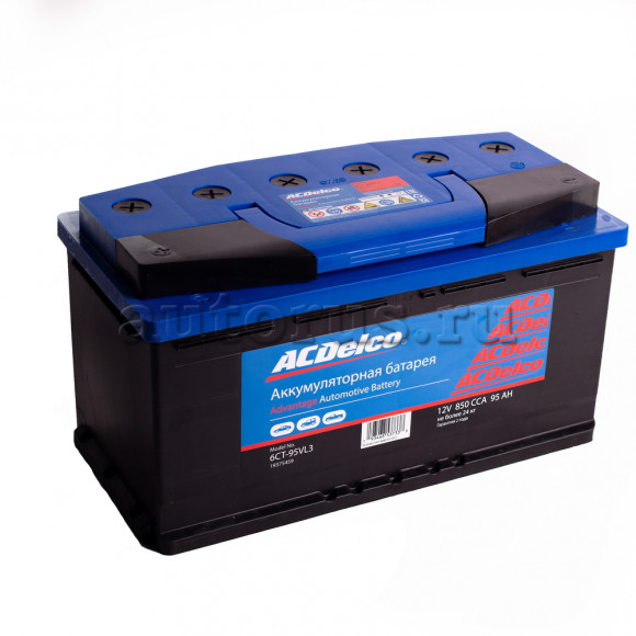ACDelco GM Silver Аккумулятор (Battery) ATST 95-З-L Прямая Полярность