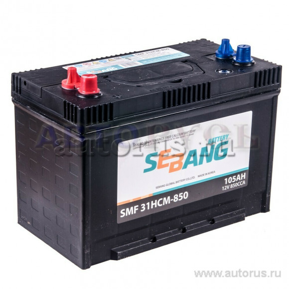 Аккумулятор MARINE 105 А/ч прямая L+ 330x173x240 EN850 А Аккумулятор MARINE 105 А/ч прямая L+ 330x173x240 EN850 А