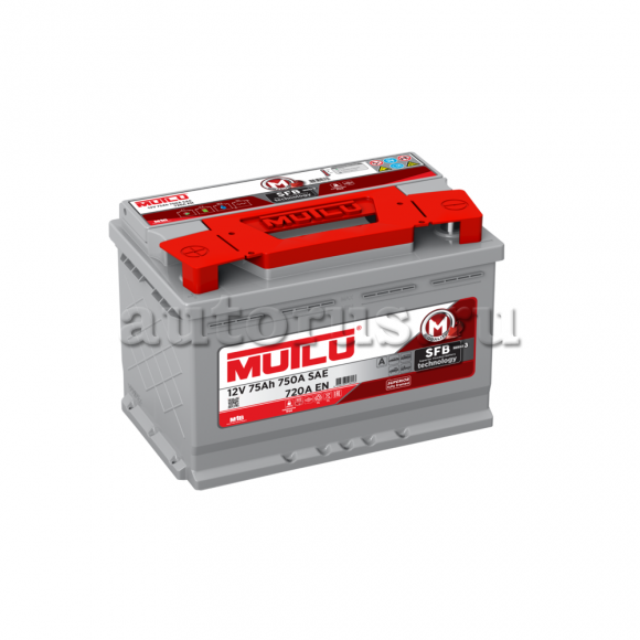 Аккумулятор SFB 75 А/ч прямая L+ 278x175x190 EN720 А