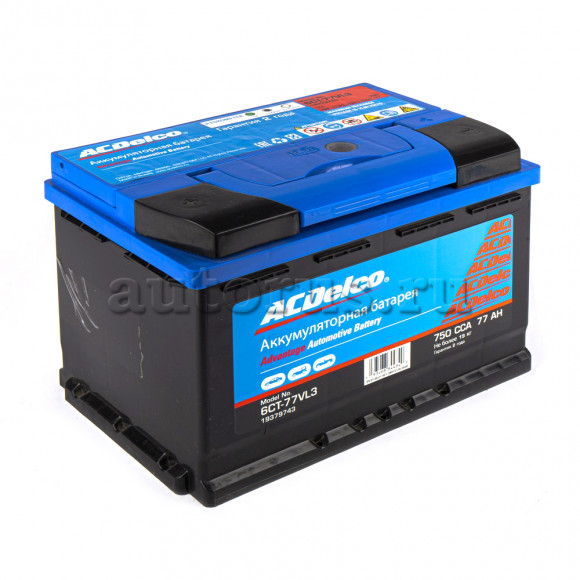 ACDelco GM Advantage 77-З-L Прямая Полярность ACDelco GM Advantage 77-З-L Прямая Полярность