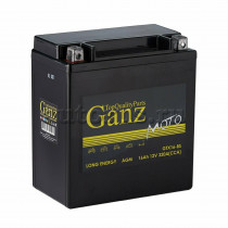 Аккумулятор GANZ мото AGM 16 А/ч Прямая 151x88x164 EN320 А GTX16-BS