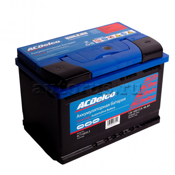 ACDelco GM Silver Аккумулятор (Battery) 66-З-L Прямая Полярность ACDelco GM Silver Аккумулятор (Battery) 66-З-L Прямая Полярность