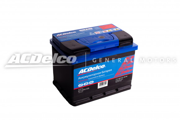 ACDelco GM Silver Аккумулятор (Battery) 6СТ-60-З-R Обратная Полярность