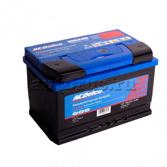 ACDelco GM Silver Аккумулятор (Battery) 74-З-L Прямая Полярность ACDelco GM Silver Аккумулятор (Battery) 74-З-L Прямая Полярность