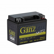 Аккумулятор GANZ мото AGM 4 А/ч Обратная 113x70x89 EN110 А GTX4L-BS